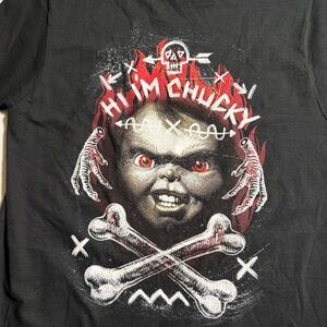 Chucky Mens T-Shirt
Size Small, Brand New